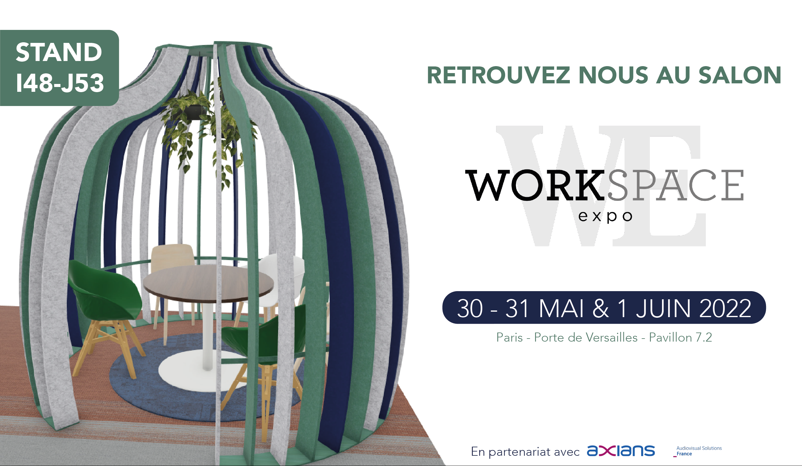 RETROUVEZ L'EQUIPE SEREM AU SALON WORKSPACE EXPO DE PARIS